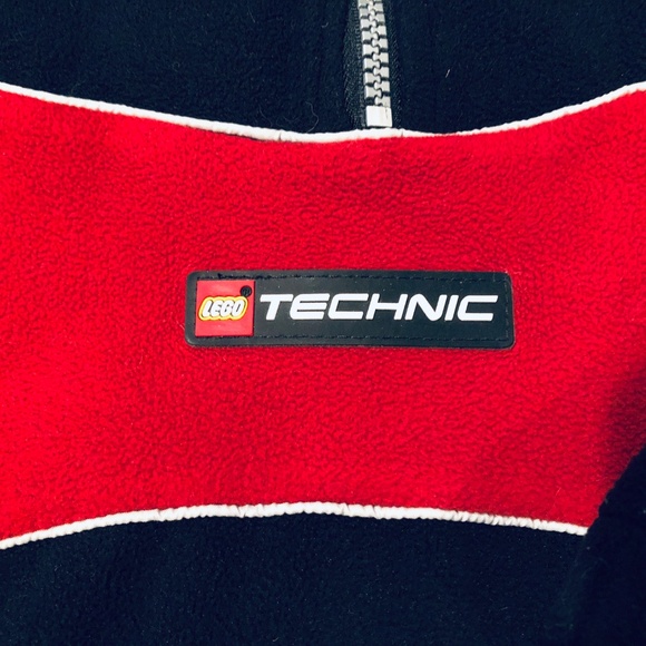 3/$24 LEGO Wear Technic Kid's Boy's Red & Black Pullover Fleece Sweatshirt~6 - Picture 4 of 7